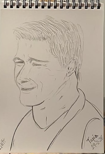 Brad Pitt retrato