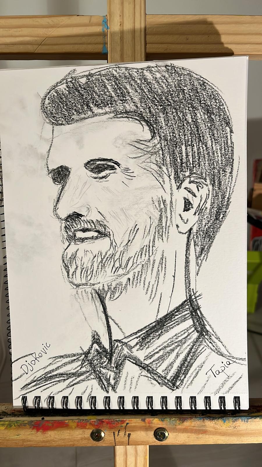 caricatua Djokovic